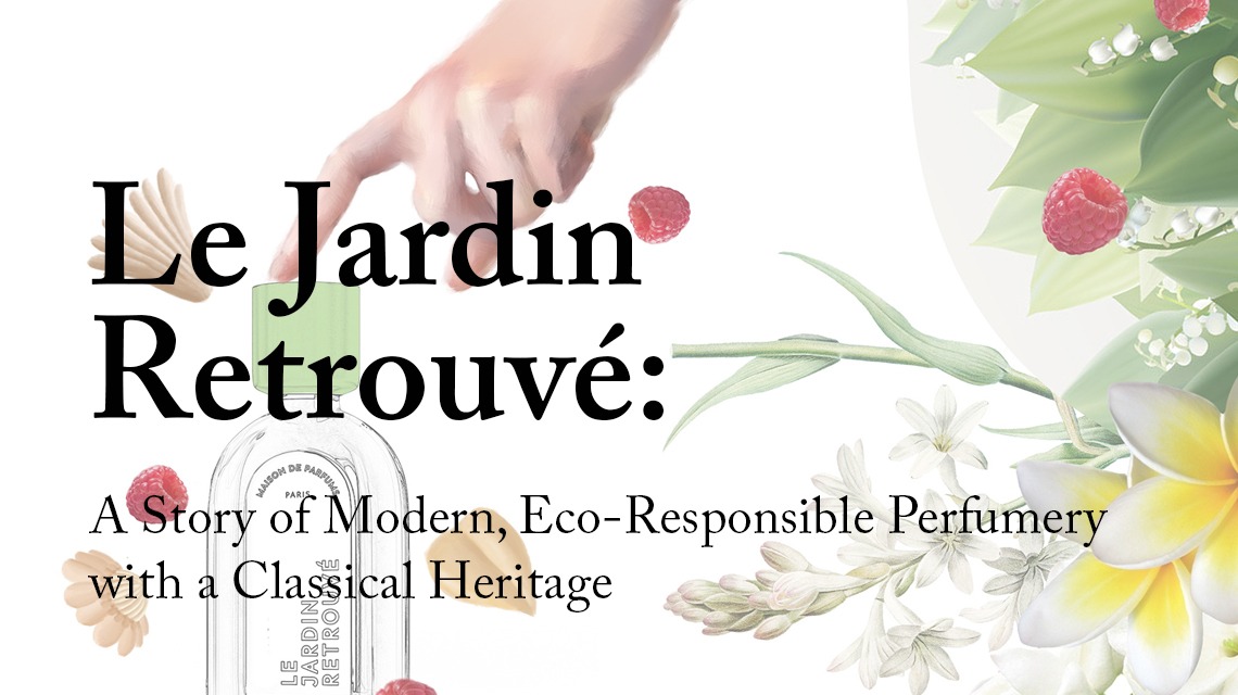 Le Jardin Retrouvé - Bougie parfumée Rose Trocadéro